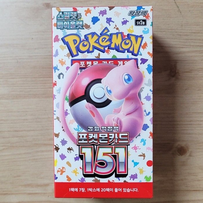 Pokémon Box - POKEMON 151 BOX KOREAN SV2A ( 30 PACKS ) BOOSTER BOX