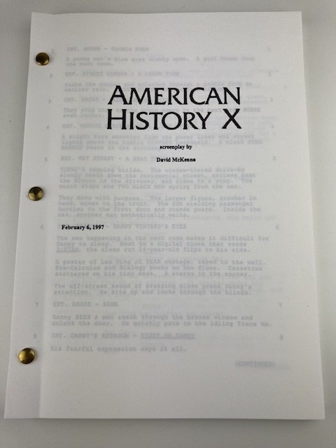American History X (1998) - Edward Norton as Derek Vinyard - New Line Cinema