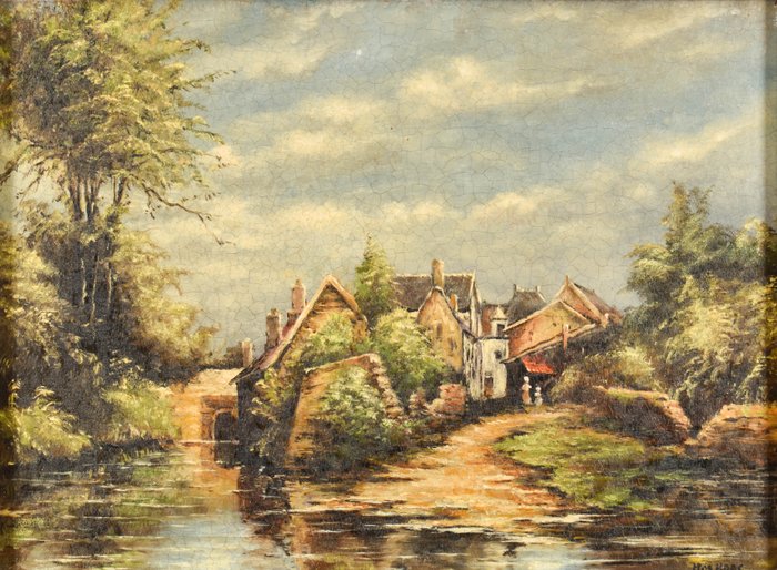Henk de Hoog (XX-XXI) - Village by the water