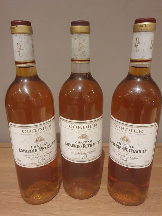 1994 Château Lafaurie-Peyraguey - Sauternes 1er Grand Cru Classé - 3 Flaskor (0,75L)