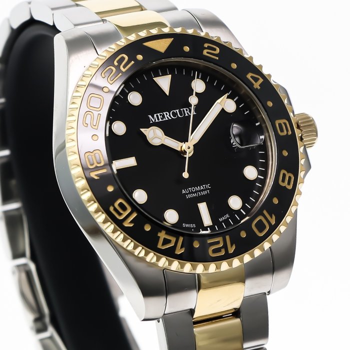 MERCURY - NEW MODEL - Automatic Swiss Watch - MEA487-SG-3 - Ohne Mindestpreis - Herren - 2011-heute