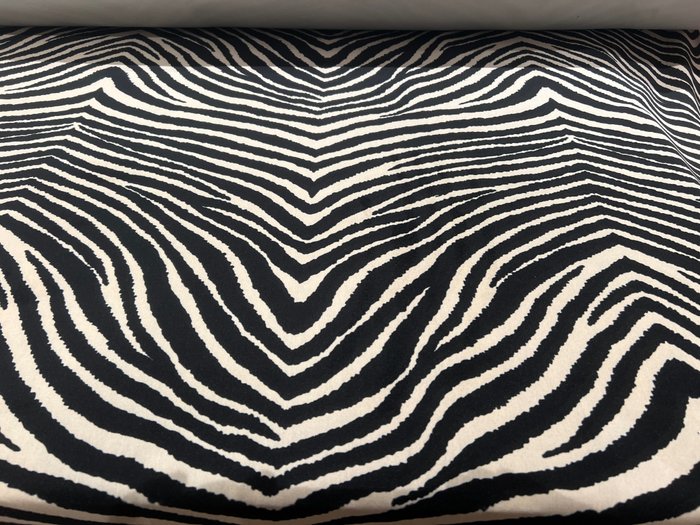 velluto cotone zebra 600 x 140 - 室内装潢面料