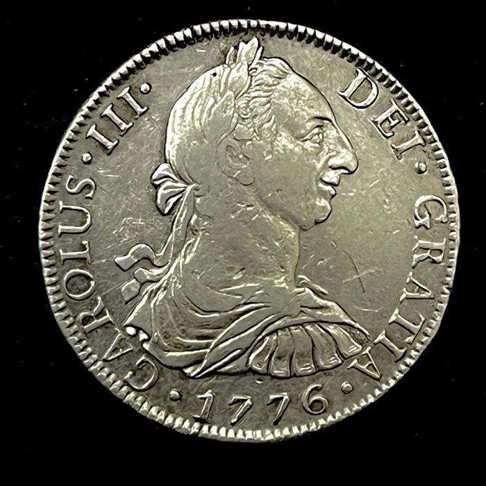 西班牙. Carlos III (1759-1788). 8 Reales - 1776 - México FM - (R097)