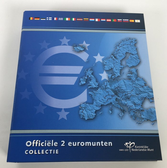 Europe. 2 Euro 2002/2015 ''Officiële 2 Euromunten Collectie'' (24 sleeves)  - Catawiki