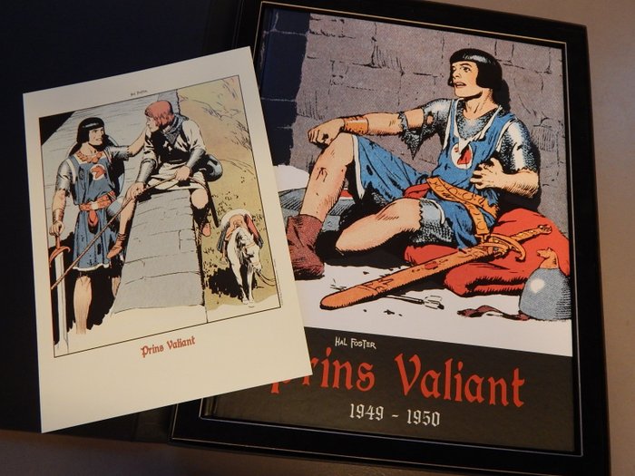 Prins Valiant album 7 - 1949-1950 - Silvester uitgaven integraal Case-editie - luxe hc op groot formaat in Case + prent - oplage 100 - 1 x capa dura - 2010