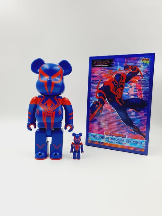 Medicom Toy - Be@rbrick 400% + 100% Spiderman 2099 Bearbrick  2023