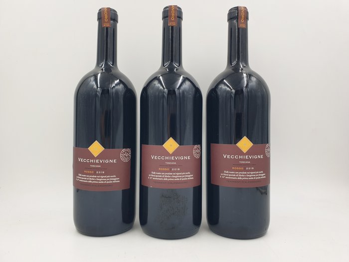 2019 Tenimenti d' Alessandro, Vecchievigne - 托斯卡納 - 3 馬格南瓶(1.5公升)