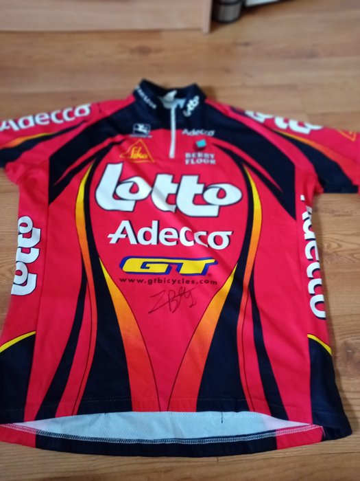 Lotto-Adecco - Ciclismo - Jeroen Blijlevens - 2001 - Camiseta de ciclismo
