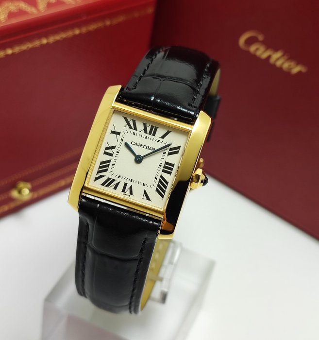 Cartier - Tank Française 18K (0,750) Gold - Ref. 1821 - Senhora - 2000-2010