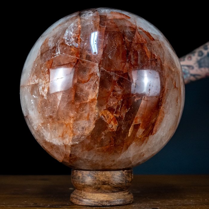 Natural AAA++ Red Fire Quartz Sphere- 10259.06 g