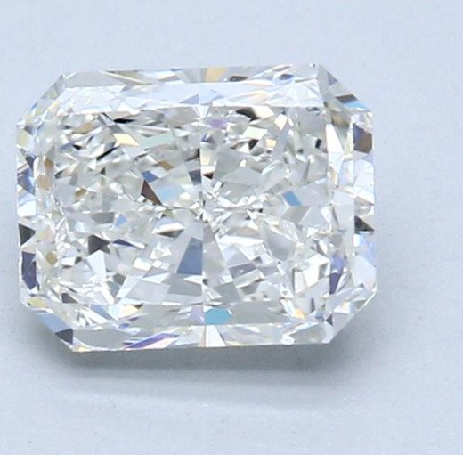 1 pcs Diamante - 1.03 ct - Radiante - I - SI1