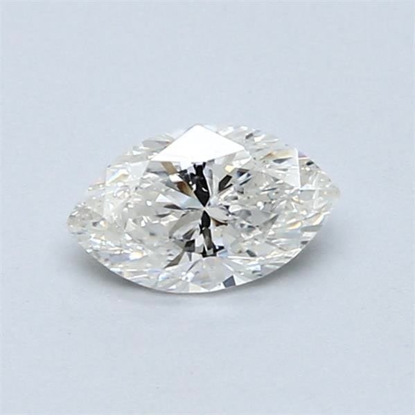 1 pcs 鑽石 - 0.53 ct - 欖尖形 - E(近乎完全無色) - VS2