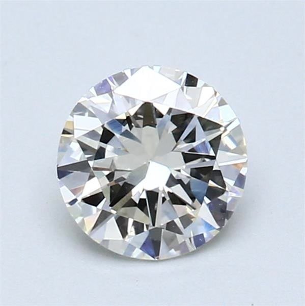 1 pcs Diamant - 0.76 ct - Rotund - H - VVS2