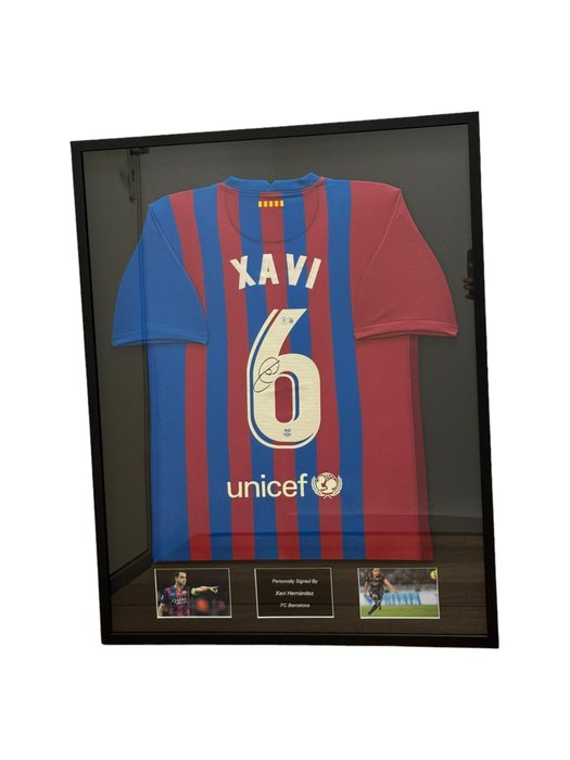 FC巴塞罗那 - 西班牙足球联盟 - Xavi - 足球衫