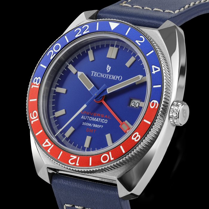 Tecnotempo® - Automatic GMT "Universal" 300M - Limited Edition - TT.300GMT.PBL - TT.300GMT.PBL - 男士 - 2011至今