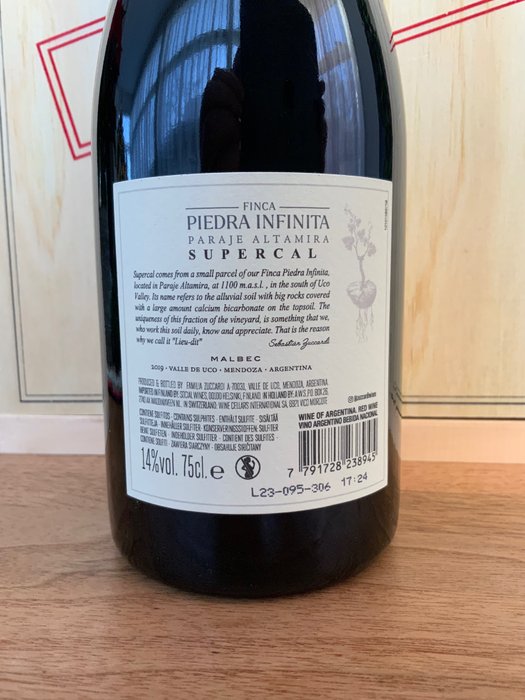 2019 Familia Zuccardi ‘Finca Piedra Infinita’ Supercal – Mendoza – 1 Fles (0,75 liter)