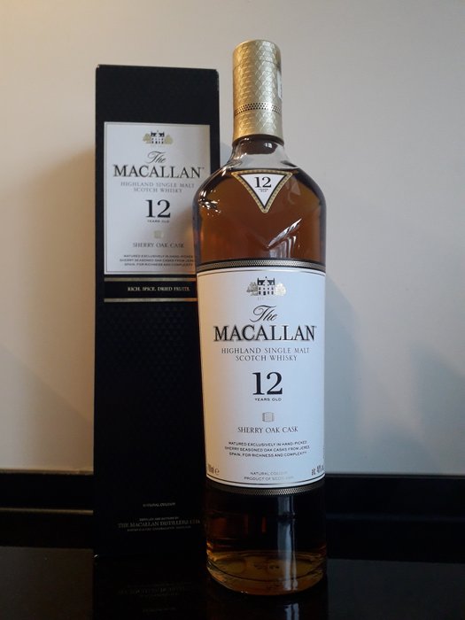 Macallan 12 years old - Sherry Oak Cask - Original bottling  - 700 毫升