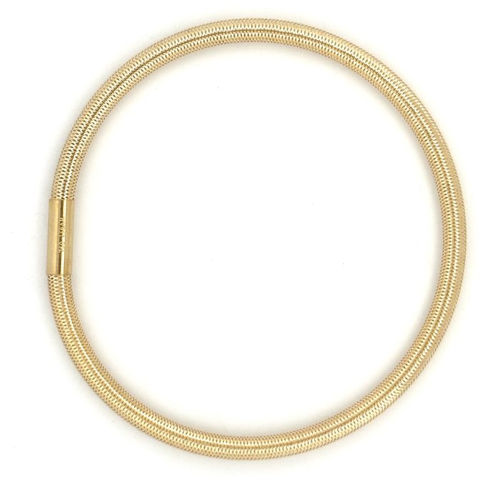 没有保留价 - no reserve - new flexible bracelet / 1,9 grams - 手镯 - 18K包金 黄金 