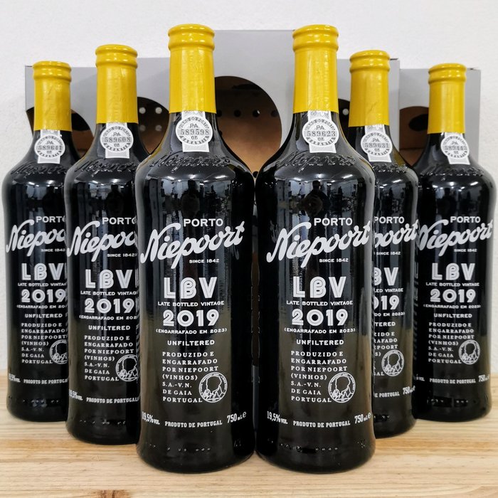 2019 Niepoort - Douro Late Bottled Vintage Port - 6 Garrafas (0,75 L)