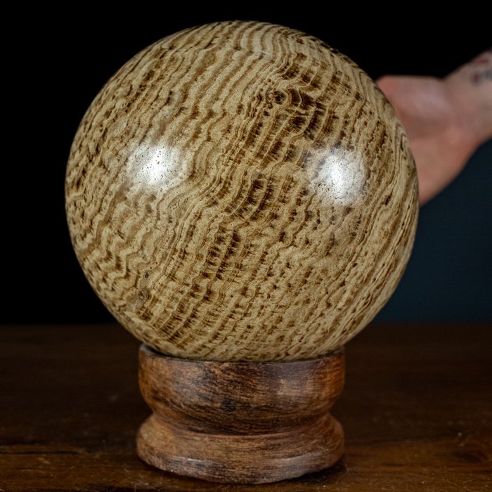 Natural A+++ Aragonite Sphere, From Peru- 2411.61 g