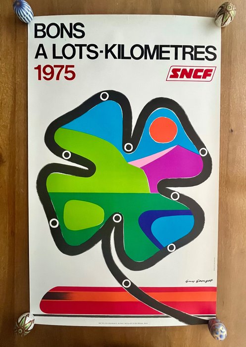 Guy Georget - BONS À LOTS SNCF 1975 - década de 1970