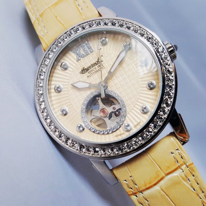 Ingersoll - Limited Edition - Automatic - Open Heart - Crystals - Utan reservationspris - Unisex - Ny
