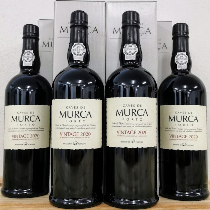 2020 Caves Murça - Douro Vintage Port - 4 Flasker (0,75 L)