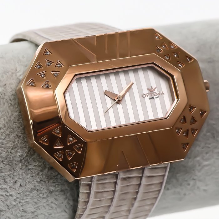 Optima - Swiss Diamond Watch - OSL214-RL-D-1 - Ei pohjahintaa - Naiset - 2011-nykypäivä