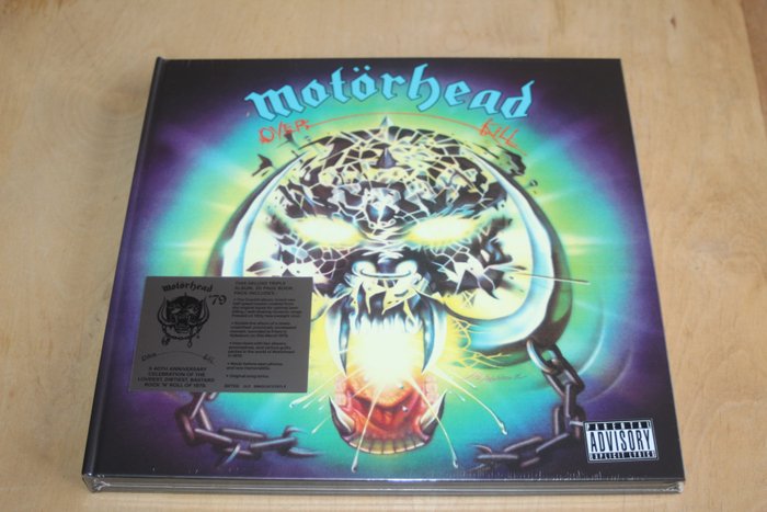Motörhead - Overkill - Deluxe Edition, 3LP 40th Anniversary Edition - LP-boksi - Reissue - 2019