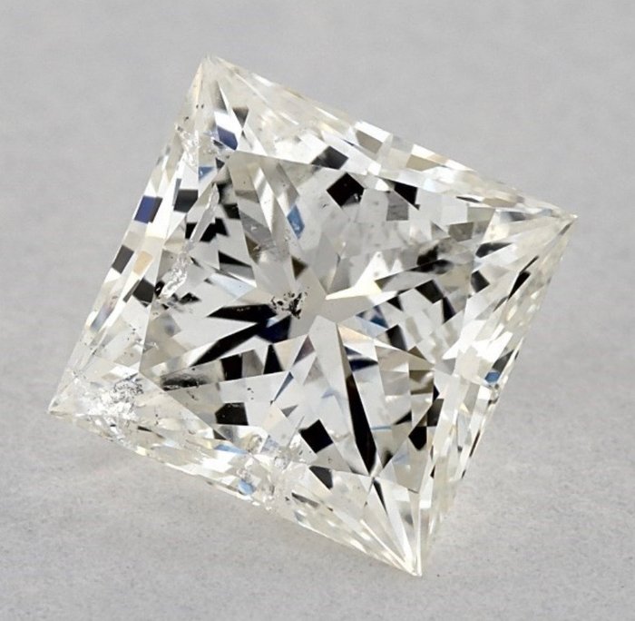 1 pcs Diamant - 1.20 ct - Prințesă - I - SI2