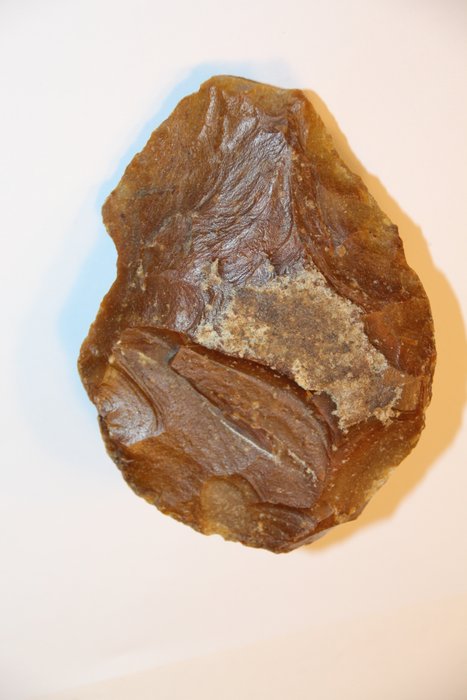 Paleolitico Pietra Focaia Bifacciale - 107 mm - Catawiki