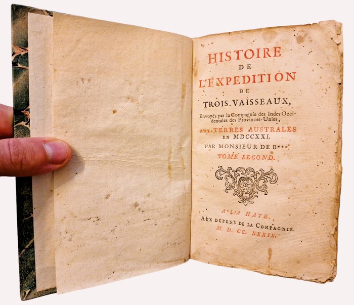 Beherens - Histoire de l'Expedition de Trois Vaisseaux... aux Terres Australes - 1739