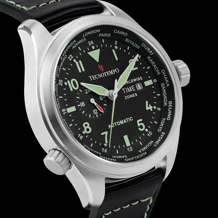 Tecnotempo® - World Time Zone 30ATM WR - Limited Edition - - TT.300.WAV - 男士 - 2011至今