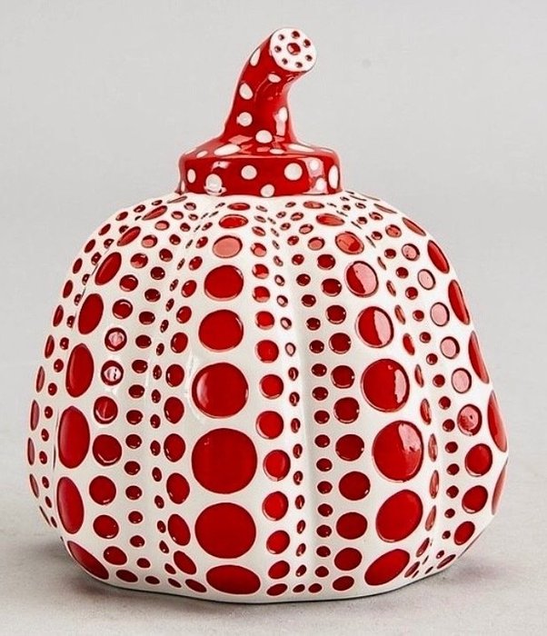 Yayoi Kusama (1929) - Dots Obsession (Pumpkin red)