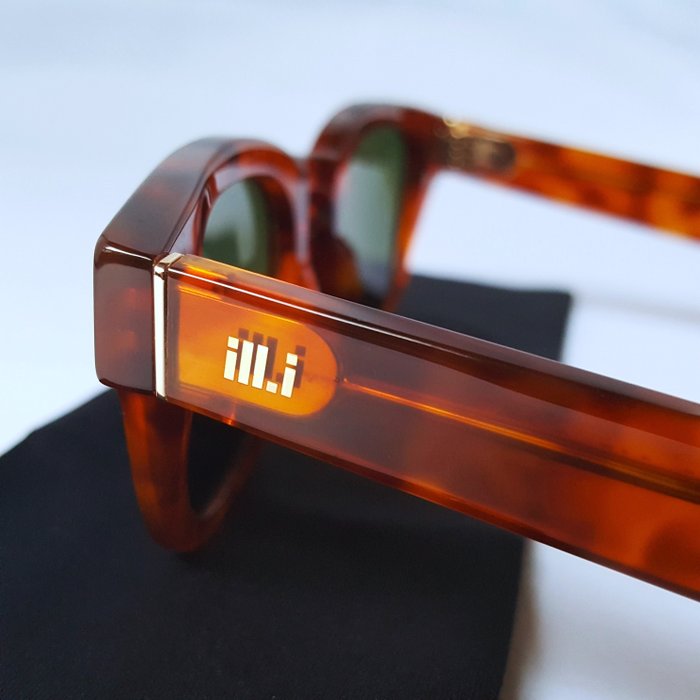 Other brand - ill.i Optics by will.i.am - Gold - Green Lenses - Dark Havana - New - Sonnenbrille