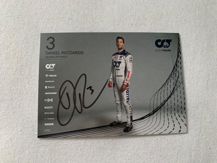 AlphaTauri - Daniel Ricciardo - 2023 - Fancard 
