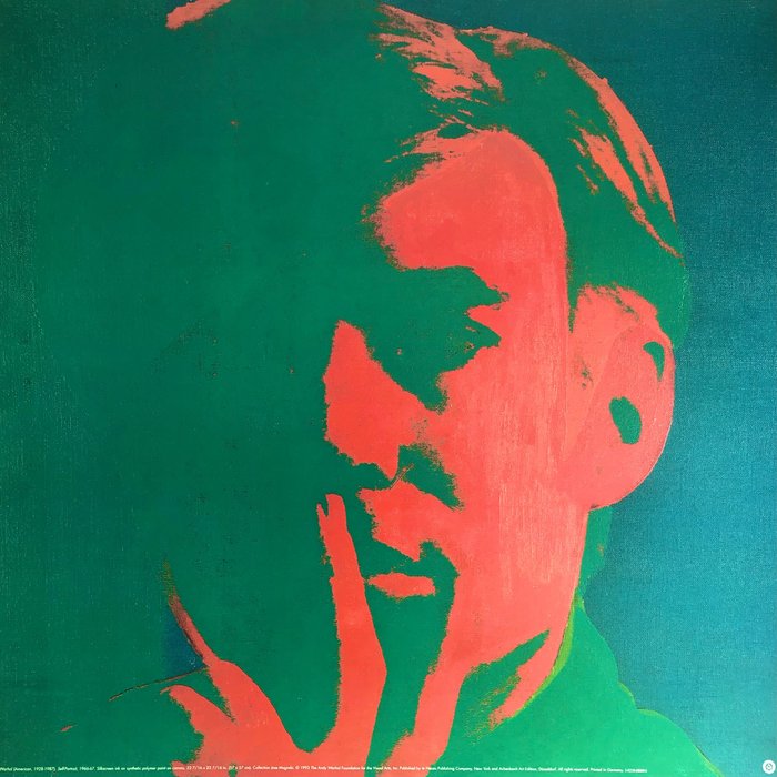 Andy Warhol (after) - Selfportrait - Te Neues licensed offset print - Δεκαετία του 1990