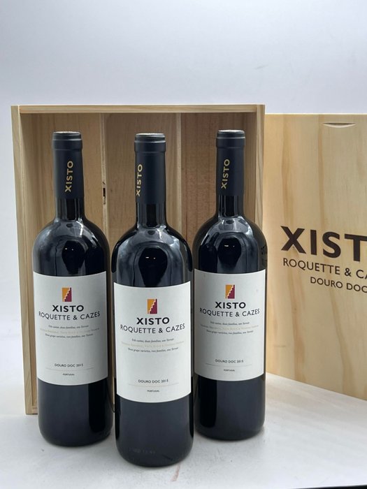 2015 Quinta do Crasto, 'Xisto' Roquette & Cazes - Douro DOC - 3 Flaskor (0,75L)
