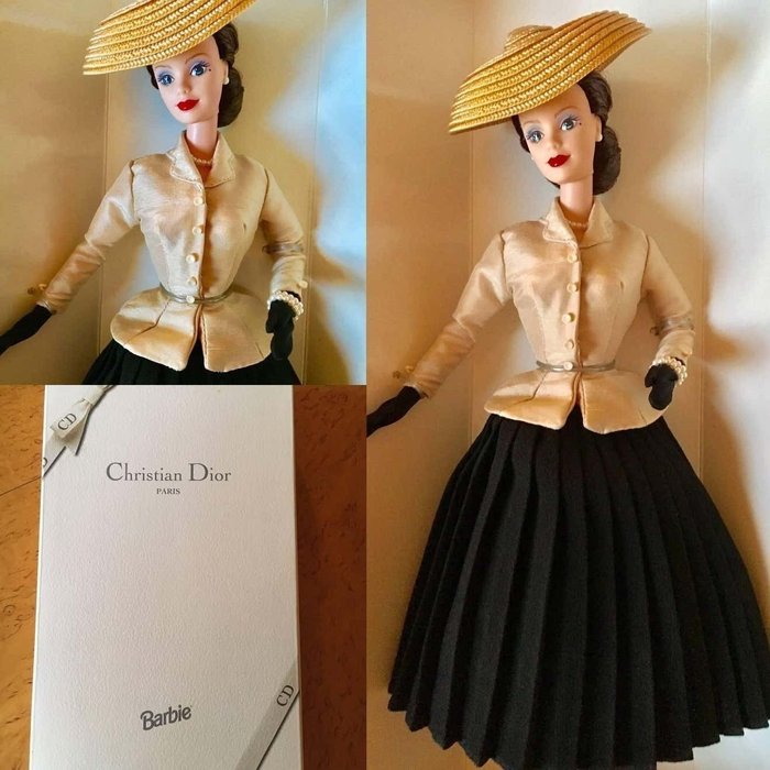 Christian Dior, 50th Anniversary of the DIOR fashion house barbie collector doll, limited edition.  - 芭比娃娃 - 1990-2000