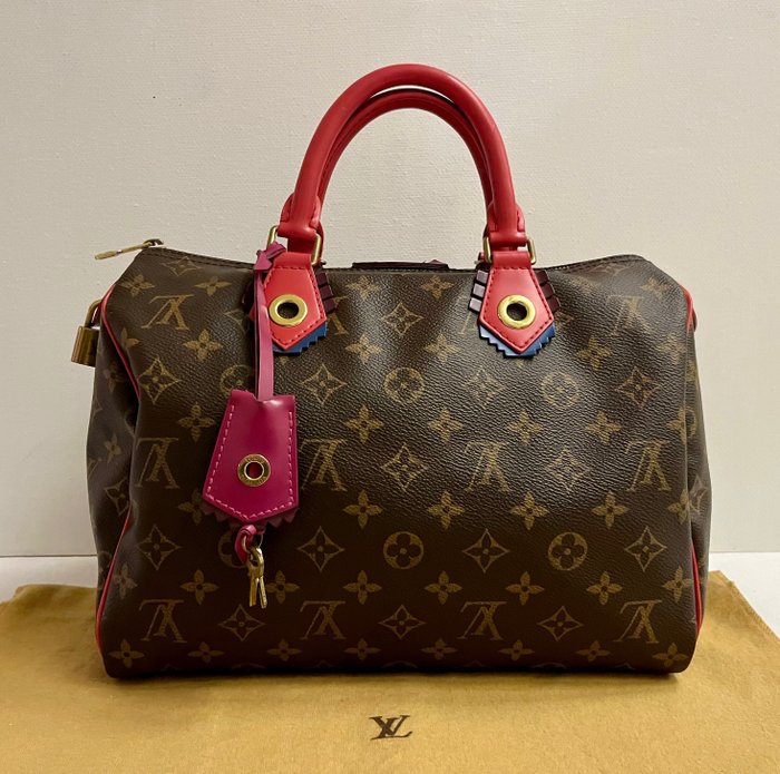 Louis Vuitton - "Totem Speedy" 30 - Canvas - Limited Collector's Edition - Bolso