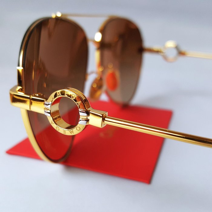 Other brand - Omega Ω - ZEISS Lenses - Gold - Aviator - New - Sunglasses