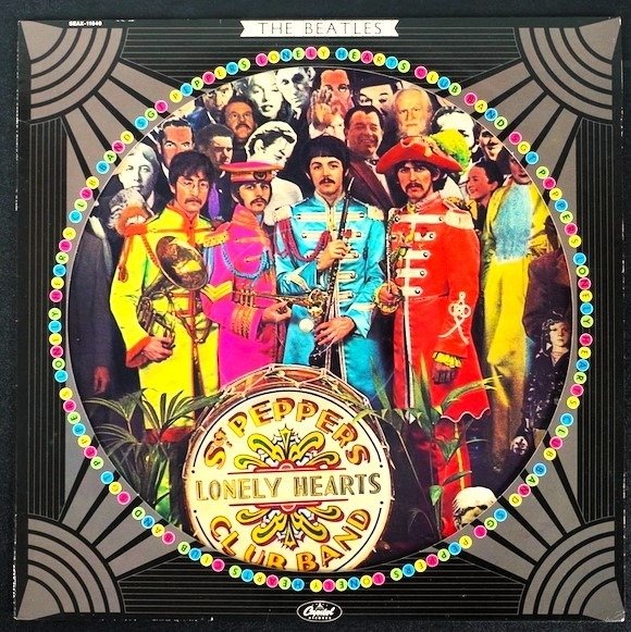 披頭四 - Sgt. Pepper's Lonely Hearts Club Band - 單張黑膠唱片 - 彩膠唱片, 立體聲 - 1978