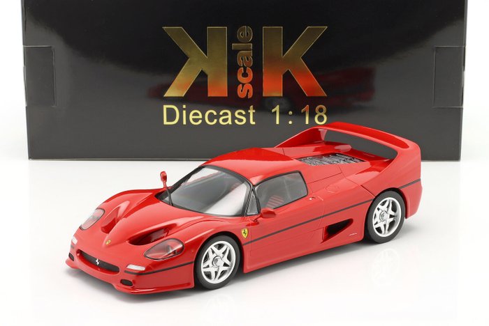 KK Scale 1:18 - Coche deportivo a escala - Ferrari F50 - (techo rígido)