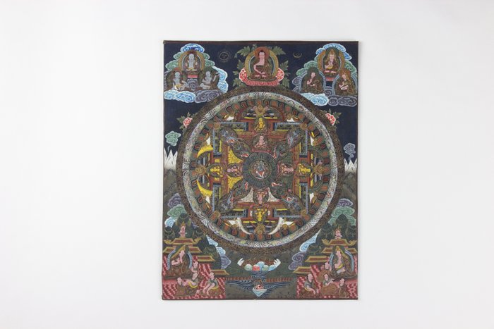 Thangka, Mandala - Nepal - Ende des 20. Jahrhunderts