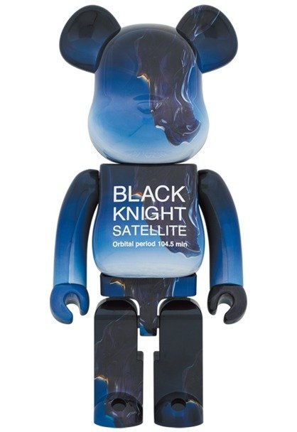 Bearbrick Black Knight Satellite 1000%