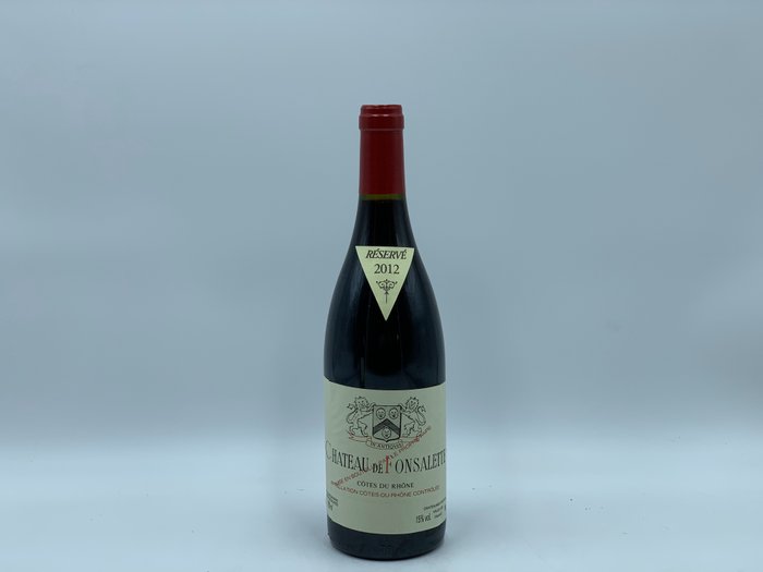 2012 Chateau de Fonsalette Cotes du Rhone Reserve - Rhone - 1 Bottle (0.75L)