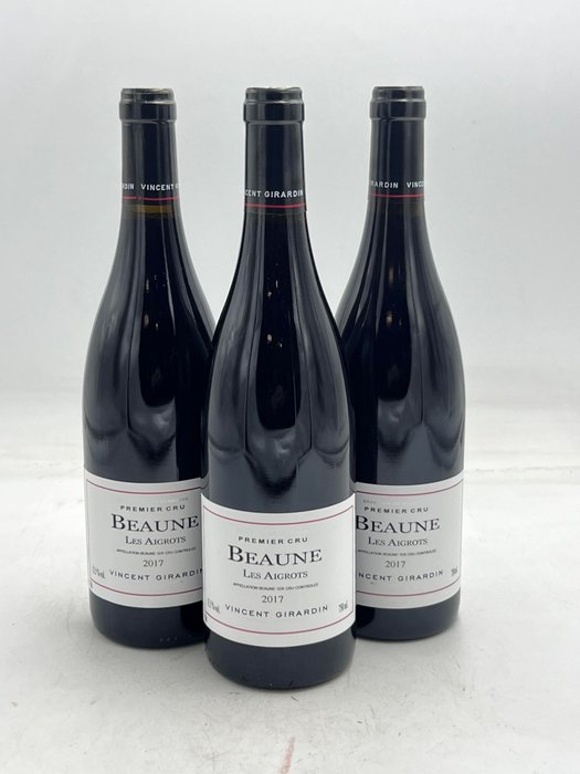 2017 Beaune 1° Cru "Les Aigrots" - Vincent Girardin - Côte de Beaune - 3 Flaschen (0,75 l)
