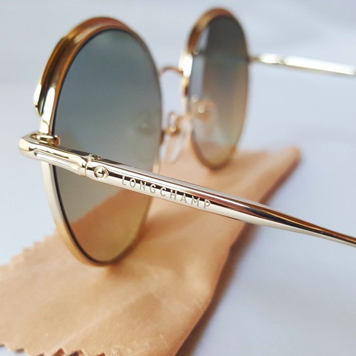 Longchamp - Paris - Gold - New - 太阳镜