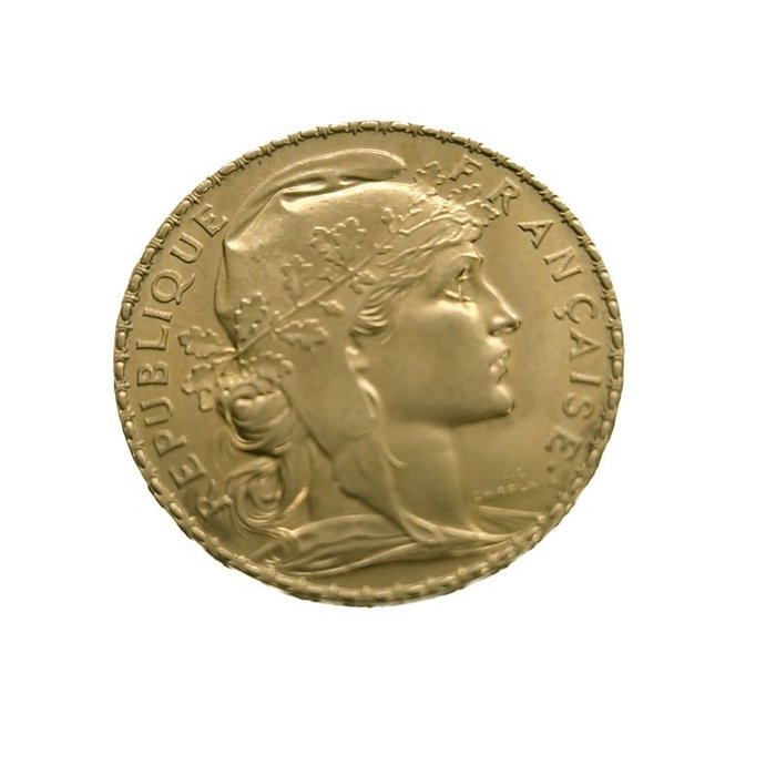 France. 20 Francs 1911 Marianne