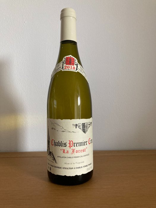 2018 Chablis 1° Cru "La Forest" - Vincent Dauvissat - 夏布利 - 1 Bottle (0.75L)